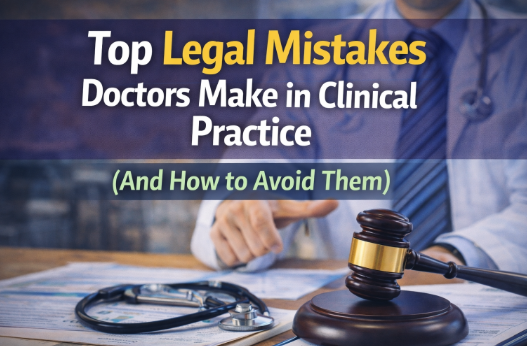 Top Legal Mistakes Doctors Make in Clinical Practice (And How to Avoid Them)